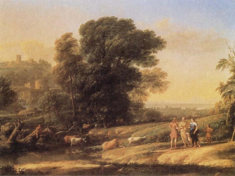 Claude Lorrain Landscape with Cephalus and Procris reunited by Diana China oil painting art